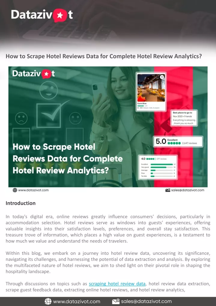 how to scrape hotel reviews data for complete