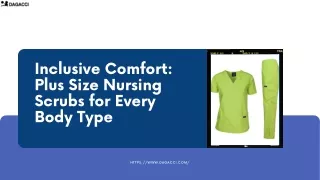 Empowering Every Body: Plus Size Nursing Scrubs for All Shapes