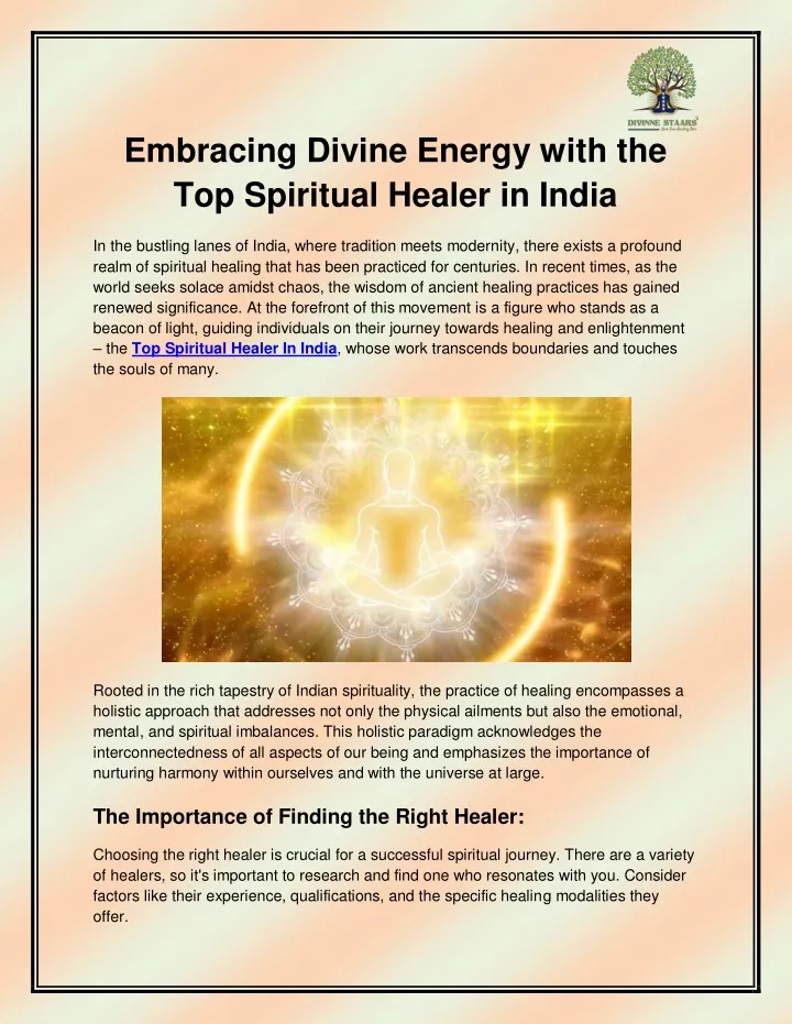 embracing divine energy with the top spiritual