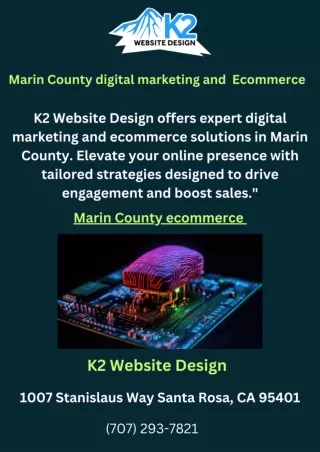 Marin County digital marketing and Ecommerce