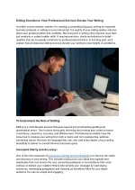 Editing Excellence_ How Professional Services Elevate Your Writing - slide 1