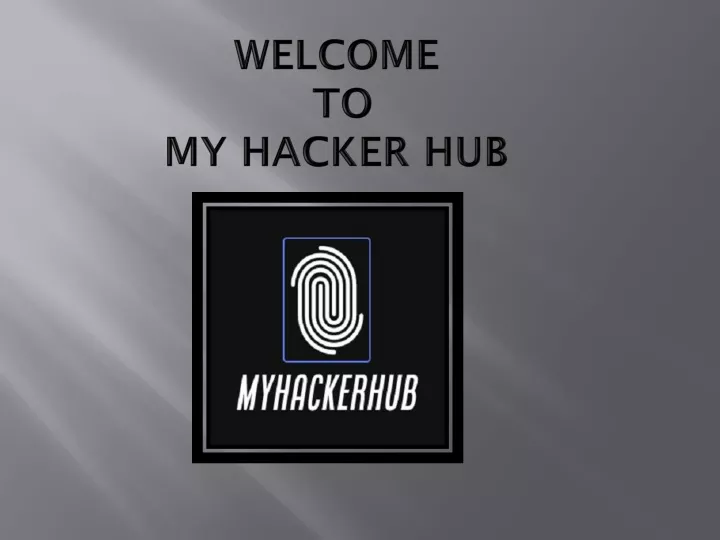 welcome to my hacker hub