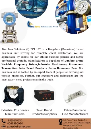 Aira Trex Solutions -Industrial Positioners Manufacturers