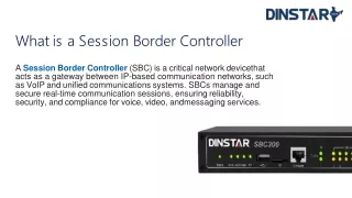 What is Session Border Controller (SBC)
