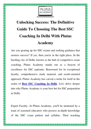 unlocking success the definitive