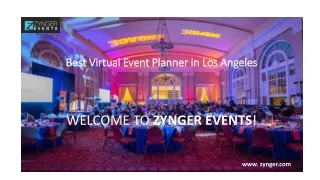 Best Virtual Event Planner in Los Angeles | Zynger