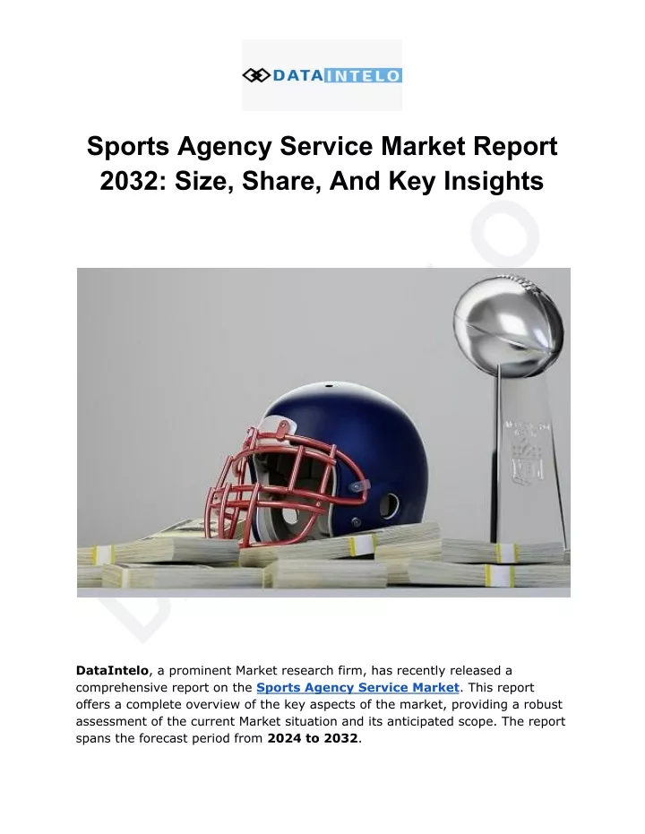 sports agency service market report 2032 size