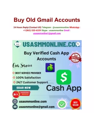 Buy Old Gmail Accounts