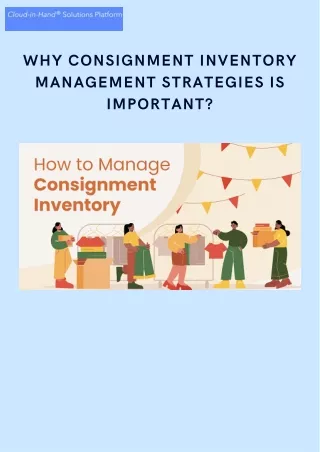 Consignment Inventory Management Strategies Optimize Inventory