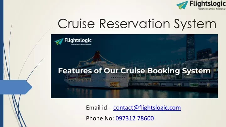 cruise reservation system