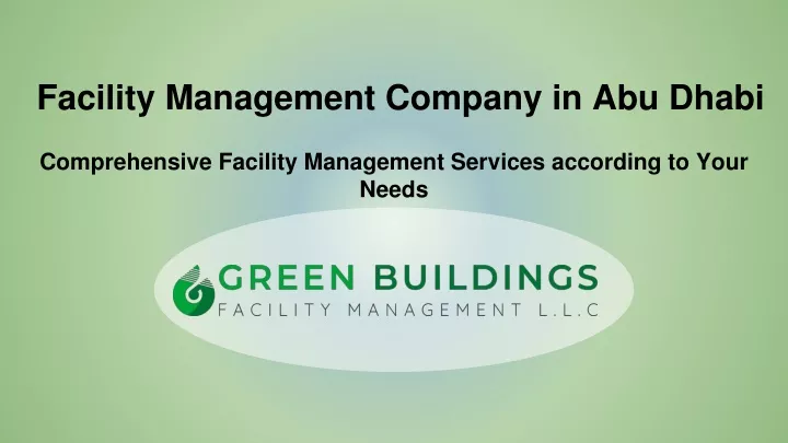 facility management company in abu dhabi