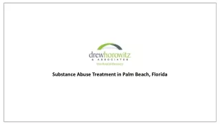 Find Substance Abuse Treatment in Palm Beach, FL