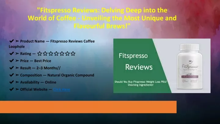 fitspresso reviews delving deep into the world