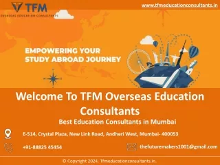 Best Education Consultants in Mumbai - TFM