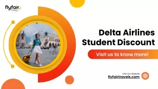 delta airlines student discount