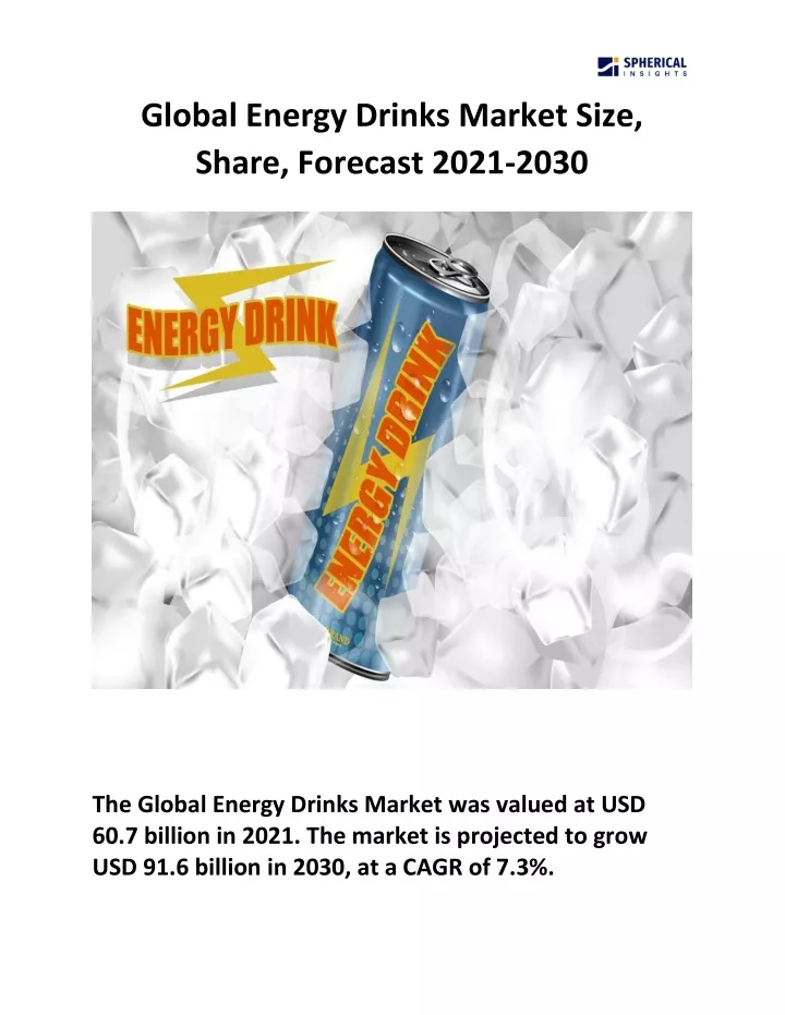 global energy drinks market size share forecast