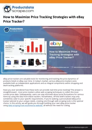 How to Maximize Price Tracking Strategies with eBay Price Tracker