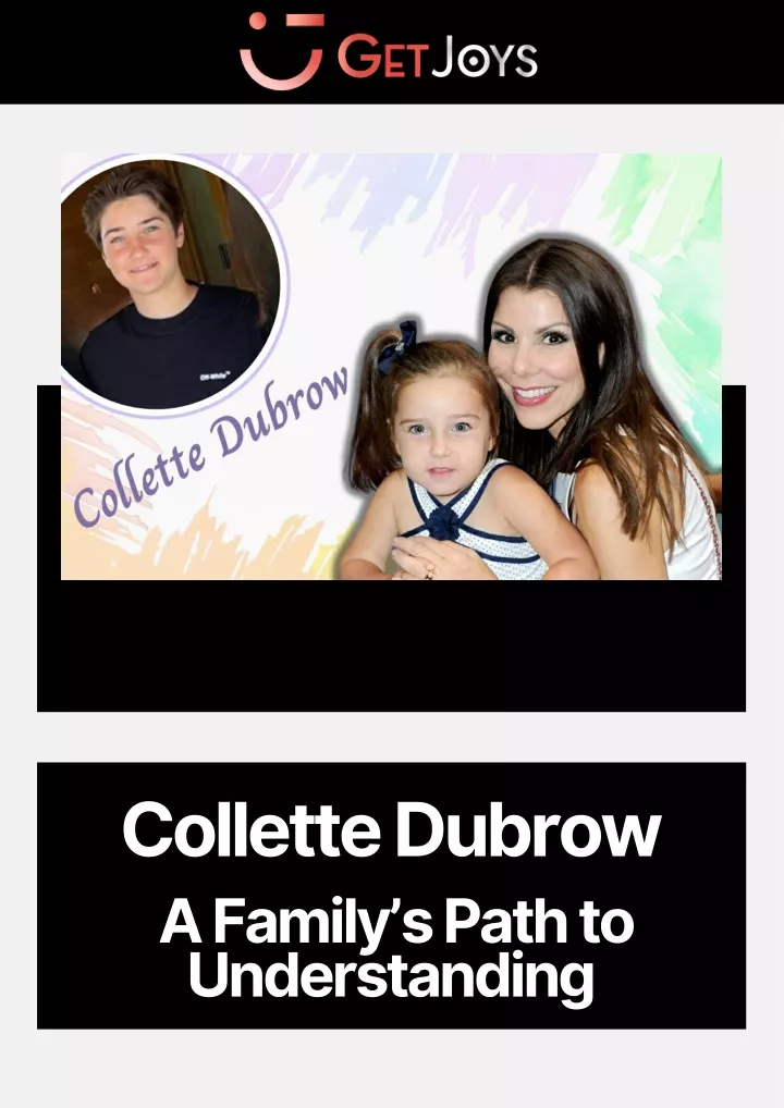 collette dubrow a family s path to understanding
