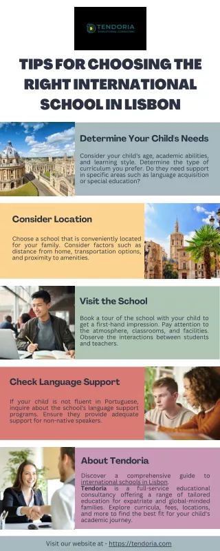 Tips for Choosing the Right International School in Lisbon