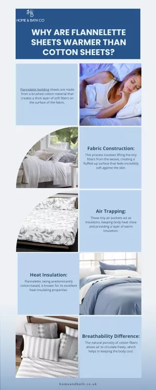 why are flannelette sheets warmer than cotton