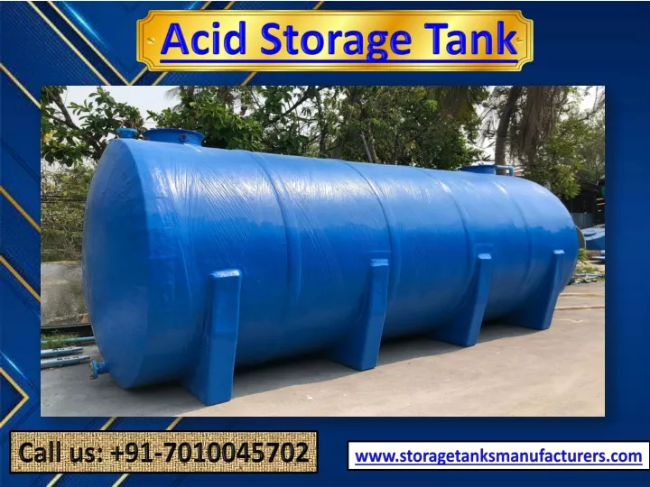 acid storage tank
