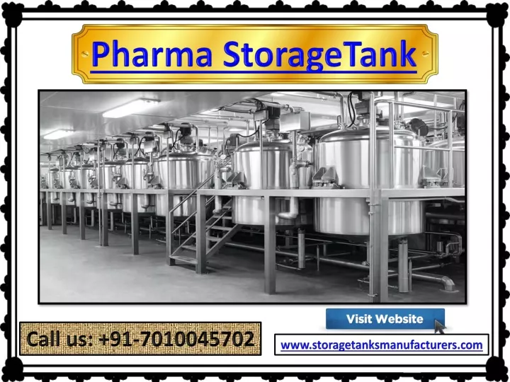 pharma storagetank