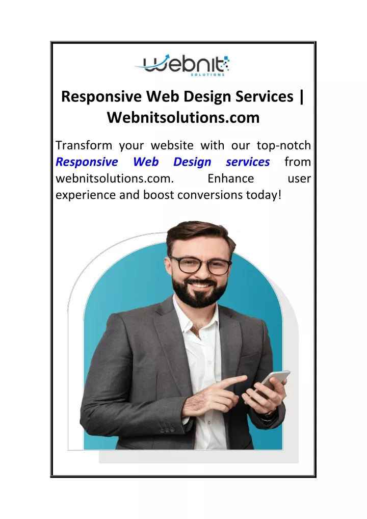 responsive web design services webnitsolutions com