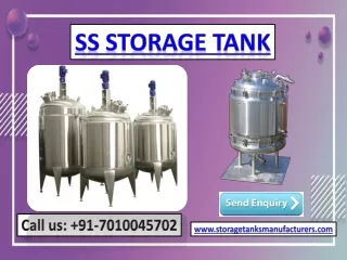SS Storage Tank , Chemical Storage Tank , MS Tank Manufacturers , Sulphuric Tank , Coimbatore