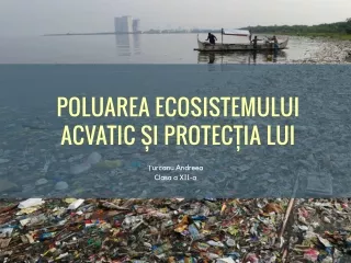 poluarea ecosistemului acvatic i protec ia lui