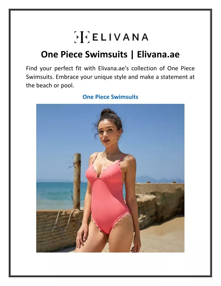 one piece swimsuits elivana ae