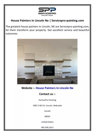 House Painters In Lincoln Ne   Servicepro-painting.com