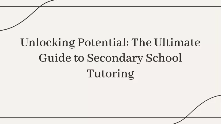 unlocking potential the ultimate guide