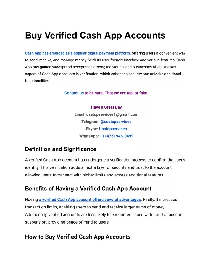 buy verified cash app accounts