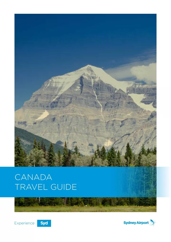 canada travel guide