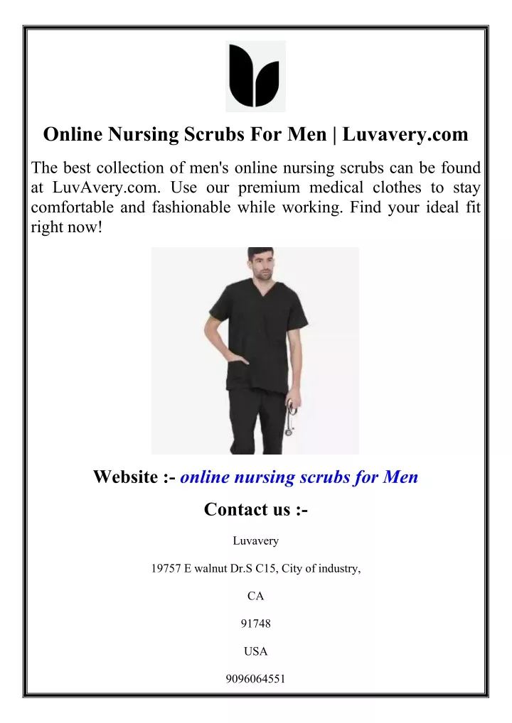 online nursing scrubs for men luvavery com