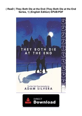 ( ReaD )  They Both Die at the End (They Both Die at the End Series, 1)