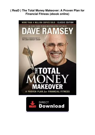 ( ReaD )  The Total Money Makeover: A Proven Plan for Financial Fitness (ebook