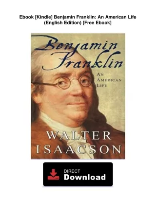 Ebook [Kindle]  Benjamin Franklin: An American Life (English Edition) [Free