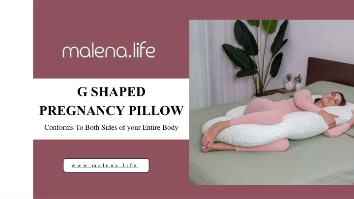 g shaped pregnancy pillow