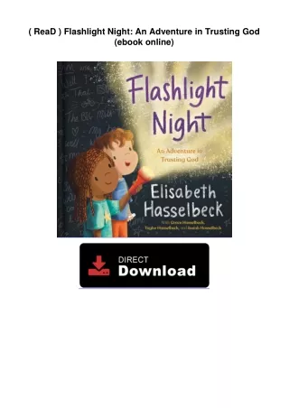 ( ReaD )  Flashlight Night: An Adventure in Trusting God (ebook online)
