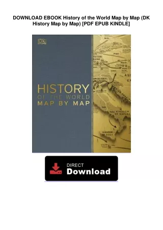 DOWNLOAD EBOOK  History of the World Map by Map (DK History Map by Map) [PDF