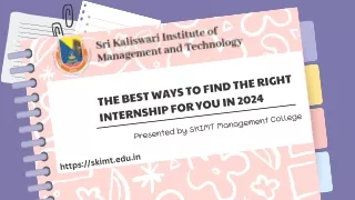 The Best ways to find the right internship for you in 2024