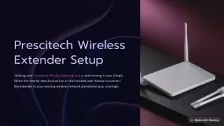 Prescitech-Wireless-Extender-Setup