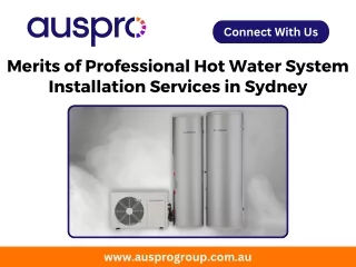 Merits of Professional Hot Water System Installation Services in Sydney