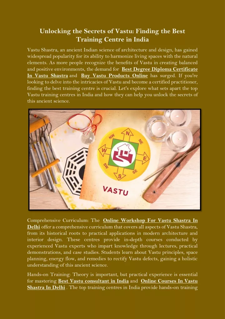 unlocking the secrets of vastu finding the best