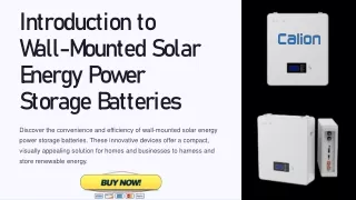 Maximize Efficiency: 5KW Wall Solar Battery