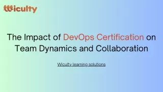 The Impact of DevOps Certification on Team Dynamics and Collaboration