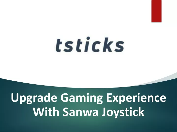 upgrade gaming experience with sanwa joystick