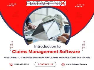 Introduction to Claims management Software- DataGenix