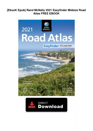 [EbooK Epub] Rand McNally 2021 Easyfinder Midsize Road Atlas FREE EBOOK